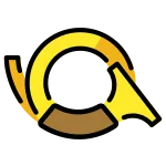 Postal Horn SVG Icon